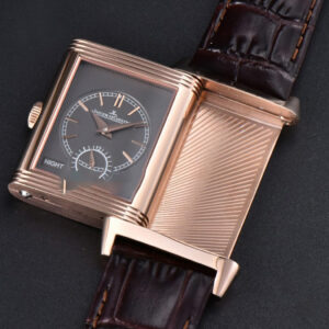 Master Reverso Tribute Small Seconds MGF 30x47MM RG White Dial Brown Leather Strap A854A - Image 24