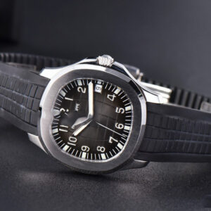 Aquanaut 5167 40mm 3KF Black Dial Black Rubber Strap A324 - Image 8