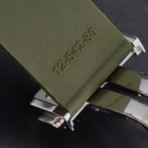 Classic Fusion 42mm SS JJ+F Green Dial Green Rubber Strap A1110 - Image 17