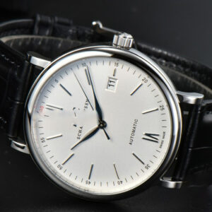 Portofino Automatic 40mm ZF White Dial Silver Hands Black Croc Strap A9019 - Image 20