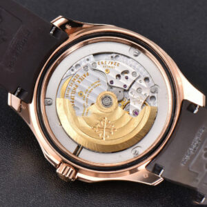Aquanaut 5167R 40mm 3KF Black Dial Brown Rubber Strap A324 - Image 8