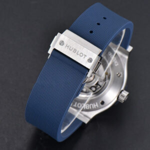 Classic Fusion 42mm SS JJ+F Blue Dial Blue Rubber Strap A1110 - Image 11