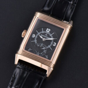 Master Reverso Tribute Small Seconds MGF 30x47MM RG White Dial Black Leather Strap A854A - Image 23