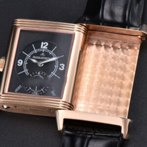 Master Reverso Tribute Small Seconds MGF 30x47MM RG White Dial Black Leather Strap A854A - Image 24