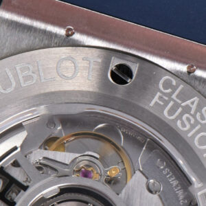 Classic Fusion 42mm SS JJ+F Blue Dial Blue Rubber Strap A1110 - Image 19