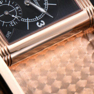 Master Reverso Tribute Small Seconds MGF 30x47MM RG White Dial Black Leather Strap A854A - Image 25