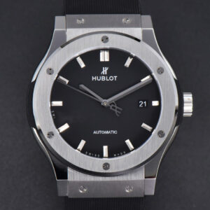 Classic Fusion 42mm SS JJ+F Gray Dial Black Rubber Strap A1110