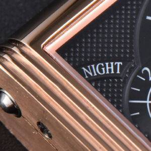 Master Reverso Tribute Small Seconds MGF 30x47MM RG White Dial Black Leather Strap A854A - Image 27