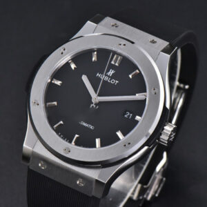 Classic Fusion 42mm SS JJ+F Gray Dial Black Rubber Strap A1110 - Image 14