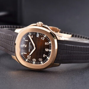 Aquanaut 5167R 40mm 3KF Black Dial Brown Rubber Strap A324 - Image 18