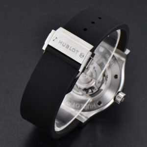 Classic Fusion 42mm SS JJ+F White Dial Black Rubber Strap A1110 - Image 2