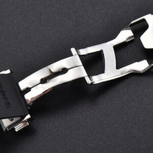 Classic Fusion 42mm SS JJ+F Black Dial Black Rubber Strap A1110 - Image 5