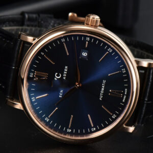 Portofino Automatic 40mm ZF RG Blue Dial RG Marker Black Croc Strap A9019 - Image 6