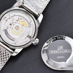 SuperOcean Heritage II GF 42MM White Dial Black Bezel SS bracelet A2824 - Image 16