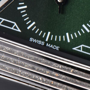 Master Reverso Tribute Small Seconds MGF 30X47MM Green Dial Green Leather Strap A854A - Image 5