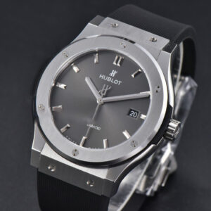 Classic Fusion 42mm SS JJ+F Black Dial Black Rubber Strap A1110 - Image 22
