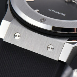 Classic Fusion 42mm SS JJ+F Black Dial Black Rubber Strap A1110 - Image 15