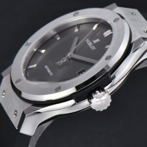 Classic Fusion 42mm SS JJ+F Black Dial Black Rubber Strap A1110 - Image 16