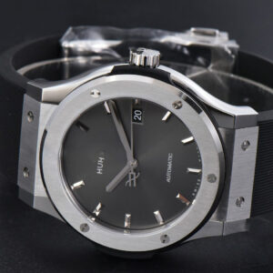 Classic Fusion 42mm SS JJ+F Black Dial Black Rubber Strap A1110 - Image 24