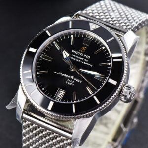 SuperOcean Heritage II GF 42MM Black Dial SS bracelet A2824 - Image 14