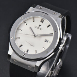 Classic Fusion 42mm SS JJ+F White Dial Black Rubber Strap A1110 - Image 15