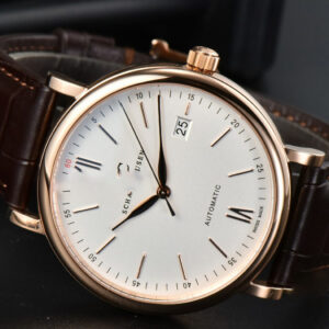 Portofino Automatic 40mm ZF RG White Dial RG Hands Brown Croc Strap A9019 - Image 6