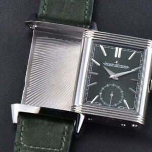Master Reverso Tribute Small Seconds MGF 30X47MM Green Dial Green Leather Strap A854A - Image 19