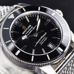 SuperOcean Heritage II GF 42MM Black Dial SS bracelet A2824 - Image 19