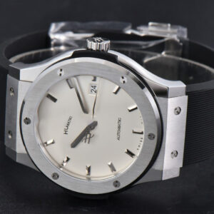 Classic Fusion 42mm SS JJ+F White Dial Black Rubber Strap A1110 - Image 24