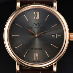 Portofino Automatic 40mm ZF RG Gray Dial RG Marker Brown Croc Strap A9019