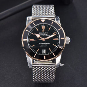SuperOcean Heritage II GF 42MM RG Black Dial SS bracelet A2824 - Image 12