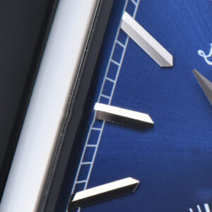Master Reverso Tribute Small Seconds MGF 30x47MM Blue Dial Blue Leather Strap A854A - Image 4