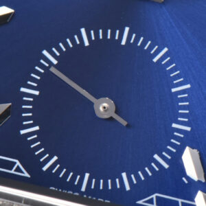 Master Reverso Tribute Small Seconds MGF 30x47MM Blue Dial Blue Leather Strap A854A - Image 5