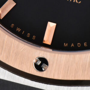 Classic Fusion 42mm RG/SS JJ+F Black Dial Black Rubber Strap A1110 - Image 17