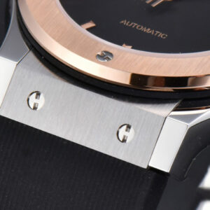 Classic Fusion 42mm RG/SS JJ+F Black Dial Black Rubber Strap A1110 - Image 18