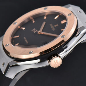 Classic Fusion 42mm RG/SS JJ+F Black Dial Black Rubber Strap A1110 - Image 19