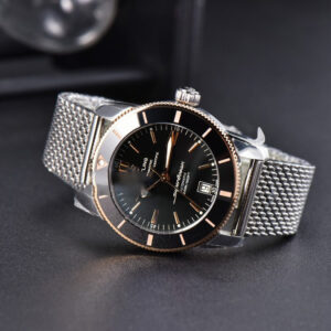 SuperOcean Heritage II GF 42MM RG Black Dial SS bracelet A2824 - Image 21