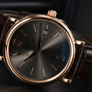 Portofino Automatic 40mm ZF RG Gray Dial RG Marker Brown Croc Strap A9019 - Image 16
