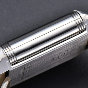 Master Reverso Tribute Small Seconds MGF 30x47MM Blue Dial Blue Leather Strap A854A - Image 12