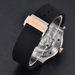 Classic Fusion 42mm RG/SS JJ+F Black Dial Black Rubber Strap A1110 - Image 24