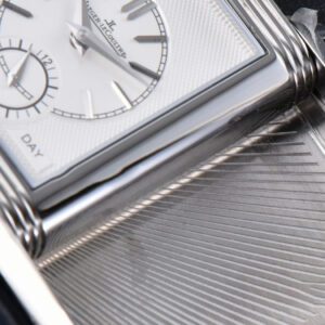 Master Reverso Tribute Small Seconds MGF 30x47MM Blue Dial Blue Leather Strap A854A - Image 23