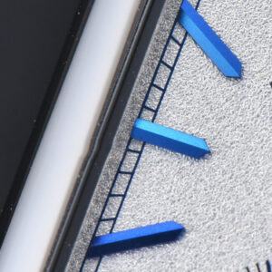 Master Reverso Tribute Small Seconds MGF 30x47MM Silver Dial Blue Hands Leather Strap A854A - Image 4