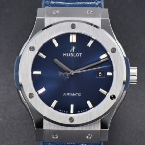 Classic Fusion 42mm SS JJ+F Blue Dial Blue Leather Strap A1110