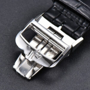 Master Reverso Tribute Small Seconds MGF 30x47MM Silver Dial Blue Hands Leather Strap A854A - Image 13