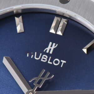 Classic Fusion 42mm SS JJ+F Blue Dial Blue Leather Strap A1110 - Image 2