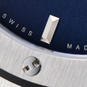 Classic Fusion 42mm SS JJ+F Blue Dial Blue Leather Strap A1110 - Image 6