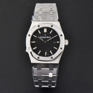 Royal Oak Ladies 33mm 8F Black Dial SS Bracelet Swiss Quartz - Image 3