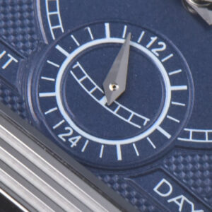 Master Reverso Tribute Small Seconds MGF 30x47MM Silver Dial Blue Hands Leather Strap A854A - Image 28
