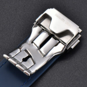 Classic Fusion 42mm SS JJ+F Blue Dial Blue Leather Strap A1110 - Image 17