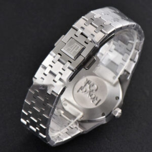 Royal Oak Ladies 33mm 8F Diamond Black Dial SS Bracelet Swiss Quartz - Image 5
